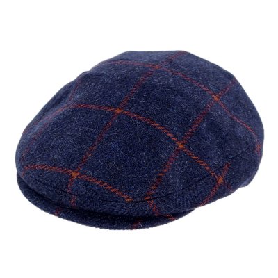 Flat cap - Gårda Premium Warrington Wool Sixpence (blue)