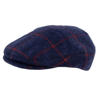 Flat cap - Gårda Premium Warrington Wool Sixpence (blue)