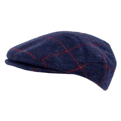 Flat cap - Gårda Premium Warrington Wool Sixpence (blue)