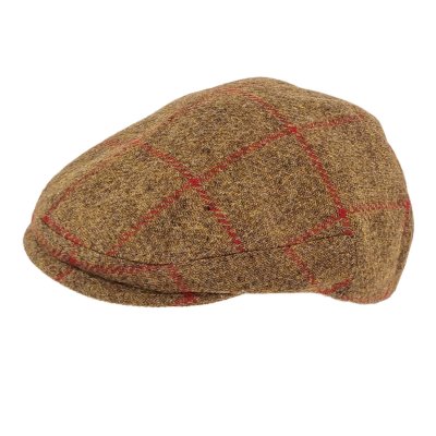 Flat cap - Gårda Premium Warrington Wool Sixpence (brown)