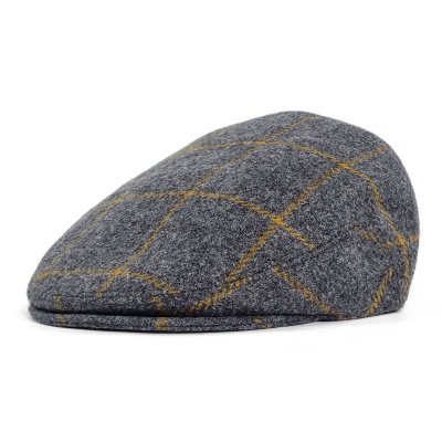 Flat cap - Gårda Premium Warrington Wool Sixpence (grey)