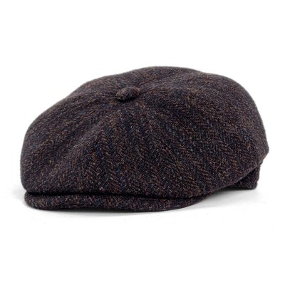 Flat cap - Gårda Premium Wrexham Wool Newsboy (blue)