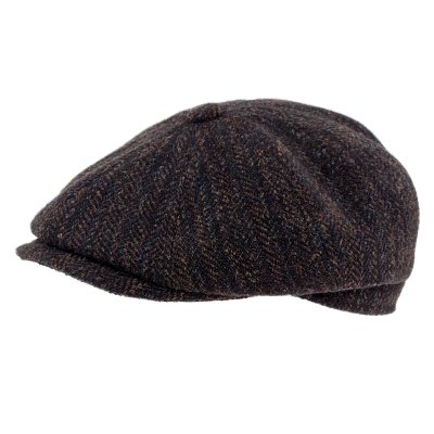 Flat cap - Gårda Premium Wrexham Wool Newsboy (blue)