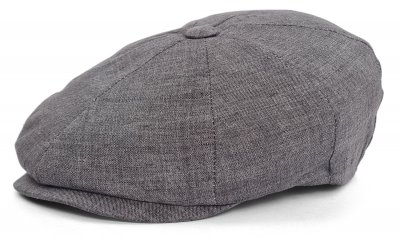 Flat cap - Gårda Palizzi Marina Linen Newsboy Cap (grey)