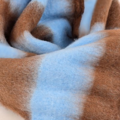 Scarves - Gårda Dinibor Striped Scarf (blue/brown)