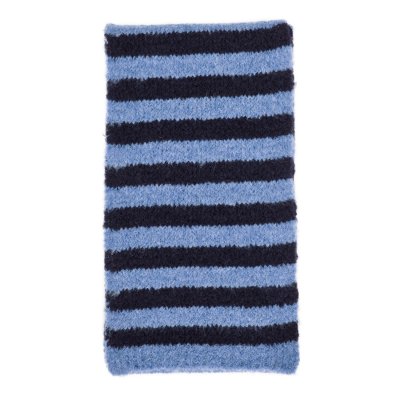 Scarves - Gårda Grindelwald Striped Wool Mix Scarf (blue)