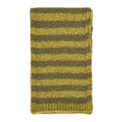 Scarves - Gårda Grindelwald Striped Wool Mix Scarf (green)