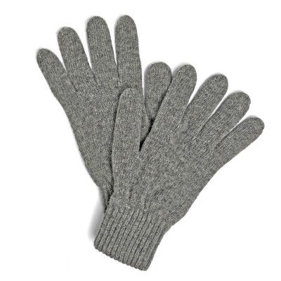 Gloves - Gårda Tolmin Knitted Wool Mix Gloves (grey)