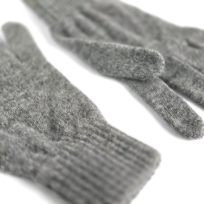 Gloves - Gårda Tolmin Knitted Wool Mix Gloves (grey)
