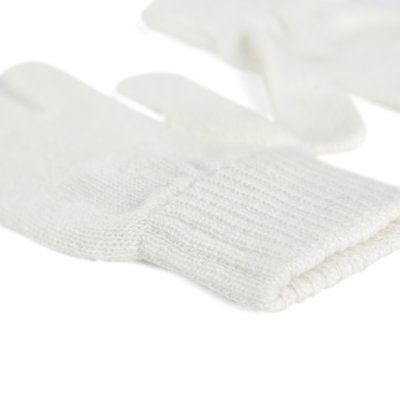 Gloves - Gårda Tolmin Knitted Wool Mix Gloves (white)