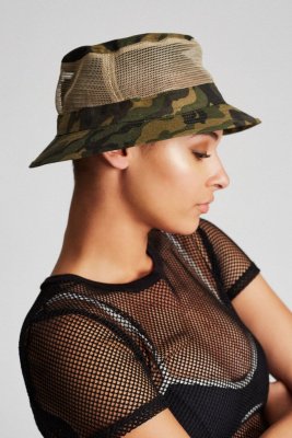 Hats - Brixton Hardy Bucket Hat (camo)