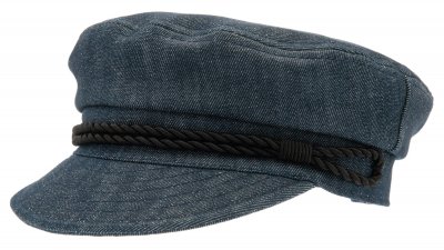 Flat Cap - CTH Ericson Oscar Jr. Fiddler Cap (denim)