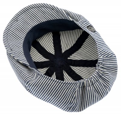 Flat Cap - CTH Ericson Theodor Jr. Newsboy Cap (blue/white)