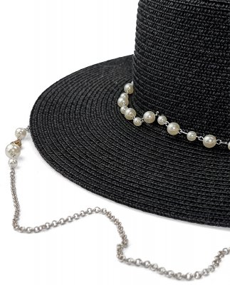 Straw Hat - Gårda Amidala (black)