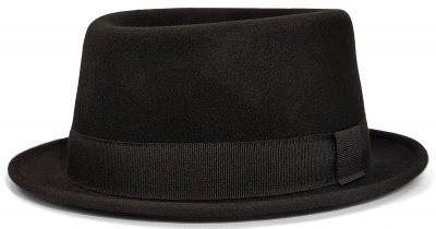 Hats - Gårda Asolo Pork Pie Wool Hat (black)