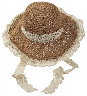 Straw Hat - Gårda Rosetta (brown)