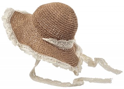 Straw Hat - Gårda Rosetta (brown)