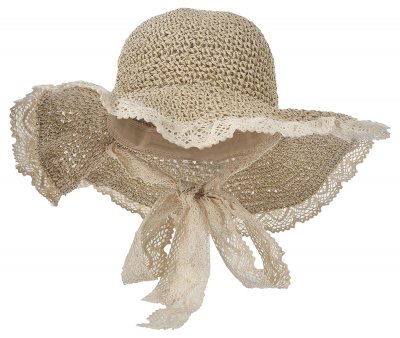 Straw Hat - Gårda Rosetta (beige)