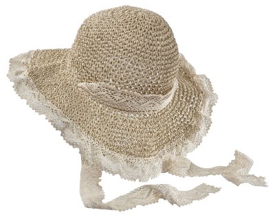 Straw Hat - Gårda Rosetta (beige)