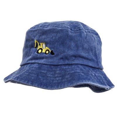 Hats Kids - Gårda Bulldozer Bucket Hat (blue)