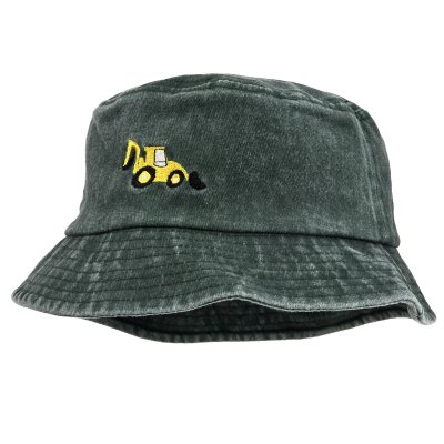 Hats Kids - Gårda Bulldozer Bucket Hat (green)