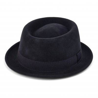 Hats - Gårda Asolo Pork Pie Wool Hat (blue)