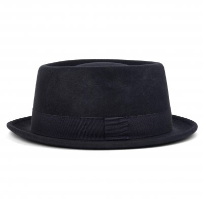 Hats - Gårda Asolo Pork Pie Wool Hat (blue)