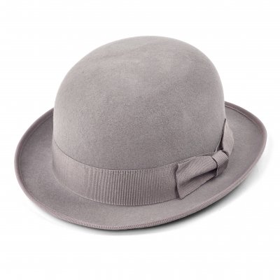 Hats - Gårda Aviano Bowler Wool Hat (light grey)