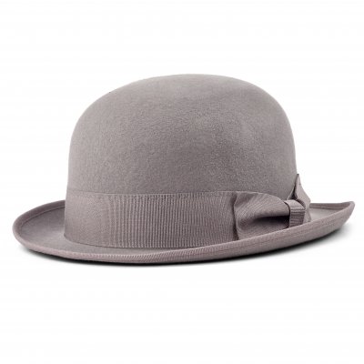 Hats - Gårda Aviano Bowler Wool Hat (light grey)