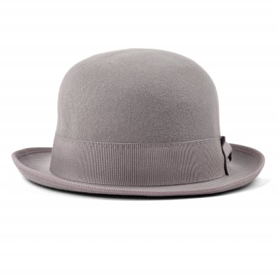 Hats - Gårda Aviano Bowler Wool Hat (light grey)