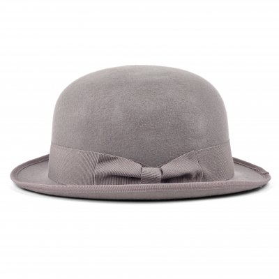 Hats - Gårda Aviano Bowler Wool Hat (light grey)