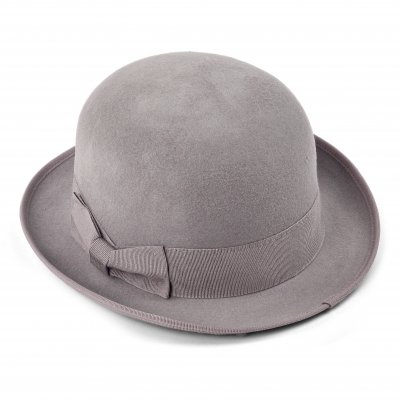 Hats - Gårda Aviano Bowler Wool Hat (light grey)