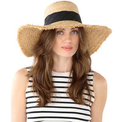 Straw Hat - Gårda Biarritz Sun Hat (nature/black)