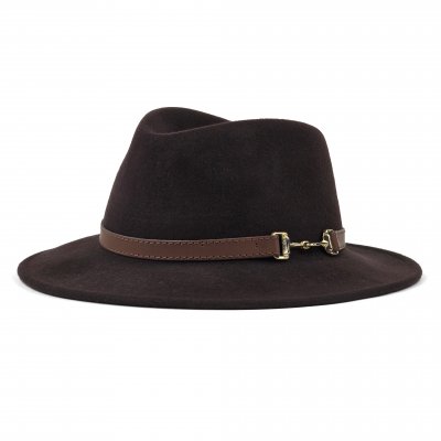 Hats - Gårda Braga Wool felt Fedora (brown)