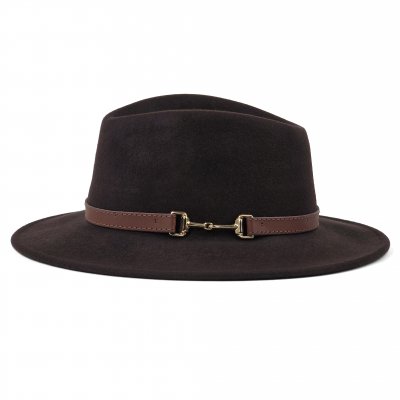 Hats - Gårda Braga Wool felt Fedora (brown)