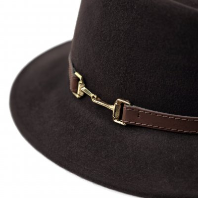 Hats - Gårda Braga Wool felt Fedora (brown)