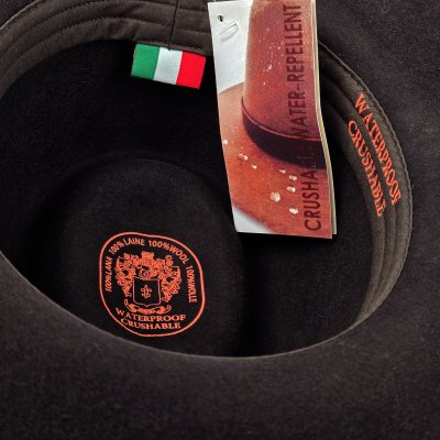 Hats - Gårda Braga Wool felt Fedora (brown)