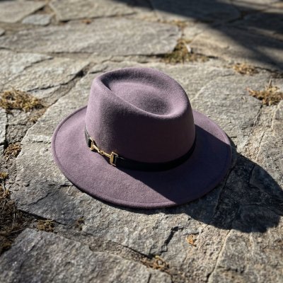 Hats - Gårda Braga Wool felt Fedora (grey)