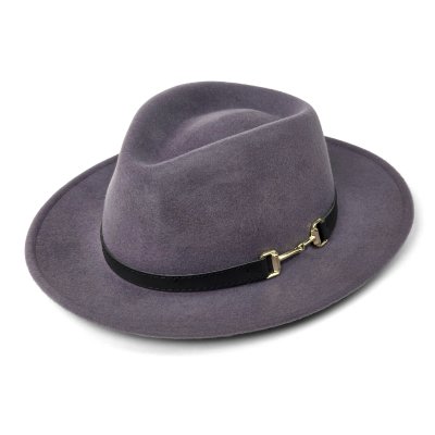 Hats - Gårda Braga Wool felt Fedora (grey)