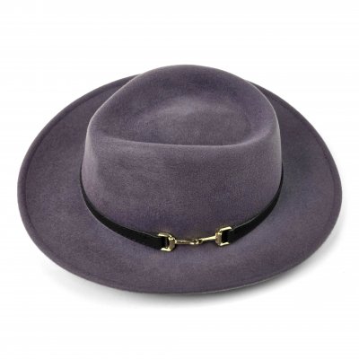 Hats - Gårda Braga Wool felt Fedora (grey)