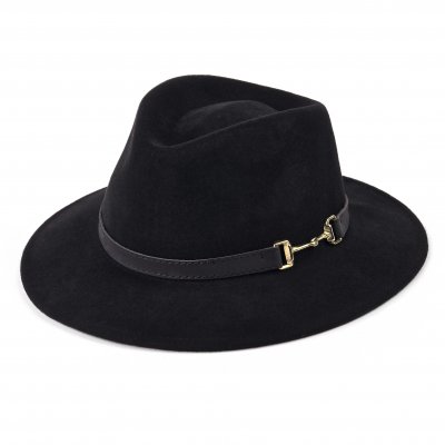 Hats - Gårda Braga Wool felt Fedora (black)