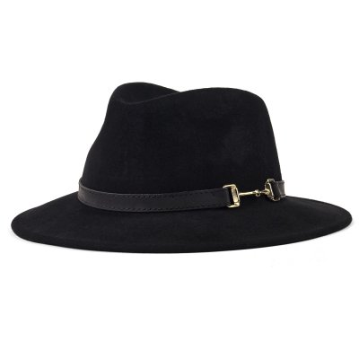 Hats - Gårda Braga Wool felt Fedora (black)