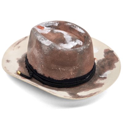 Hats - Gårda Buchanan Distressed Fedora (brown)