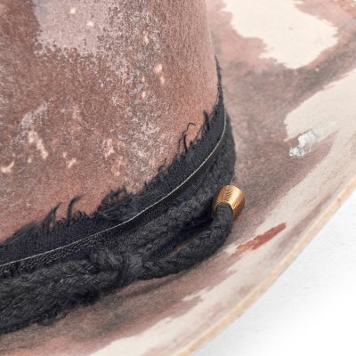 Hats - Gårda Buchanan Distressed Fedora (brown)