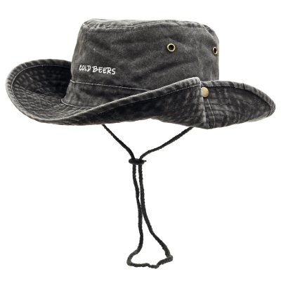 Hats - Gårda Cold Beers Bucket Hat (grey)