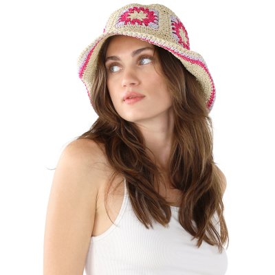 Straw Hat - Gårda Crete Bucket hat (nature/multi)