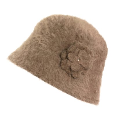 Hats - Gårda Le Vigan Angora Bucket Hat (brown)