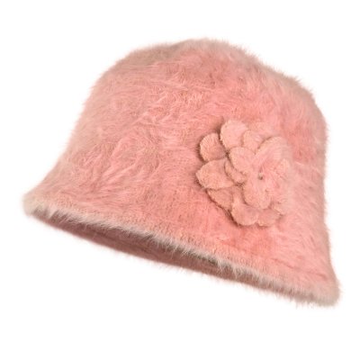Hats - Gårda Le Vigan Angora Bucket Hat (pink)