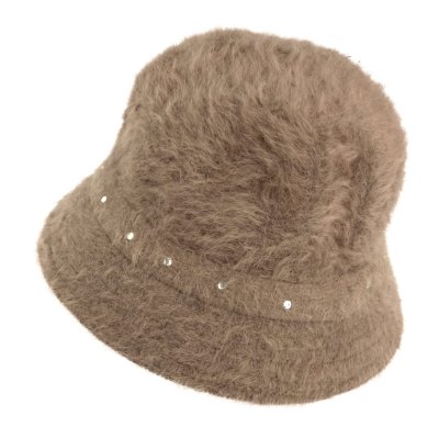 Hats - Gårda Liskeard Angora Bucket Hat (brown)