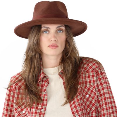 Hats - Gårda Mapleton Wide brimmed Fedora (brown)